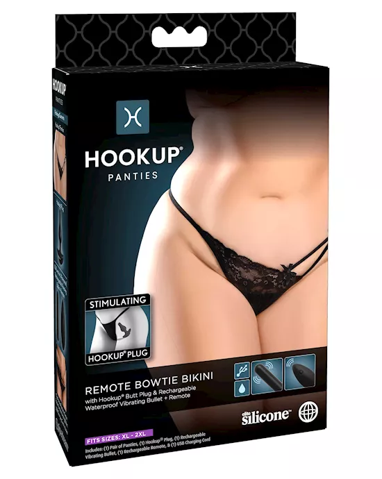 Vibrating Butt Plug Panties - OS/XL