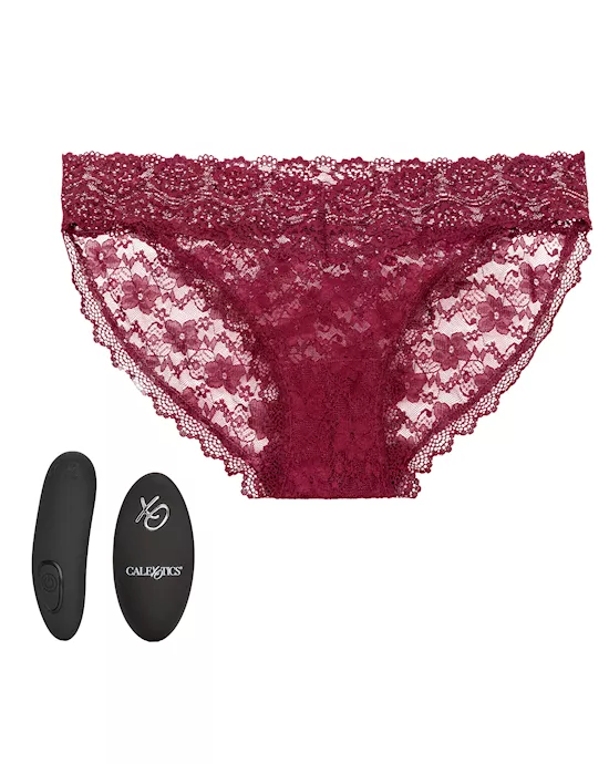 Remote Control Lace Panty Set - S/M