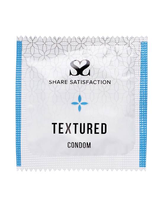 Share Satisfaction Textured Condom - Single