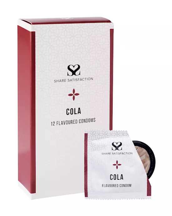 Share Satisfaction Cola Flavoured Condoms - 12 Pack
