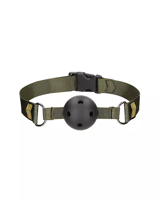 Breathable Ball Gag - Army Theme