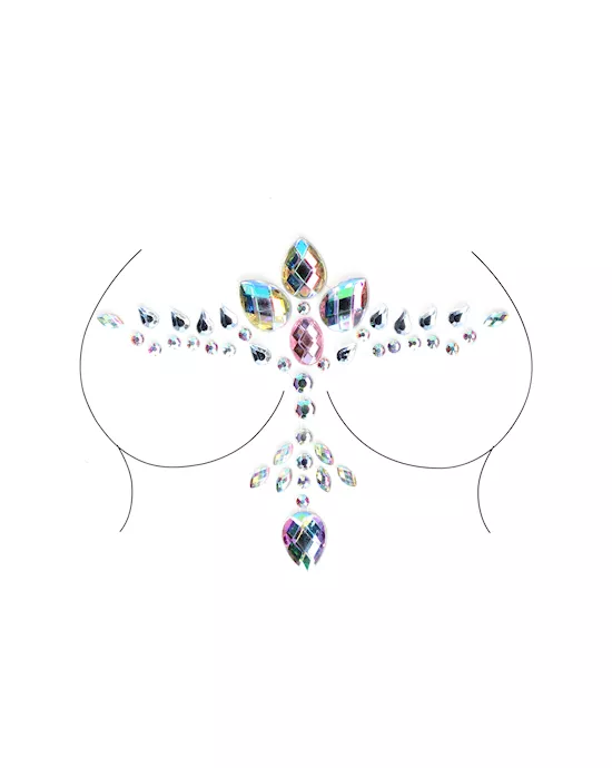 Dazzling Cleavage Bling Sticker