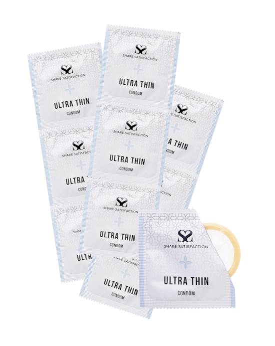 Share Satisfaction Ultra Thin Condoms - 100 Bulk Pack