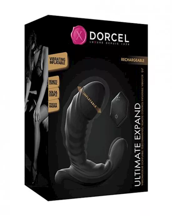 Dorcel Ultimate Expand Butt Plug W/remote - Black