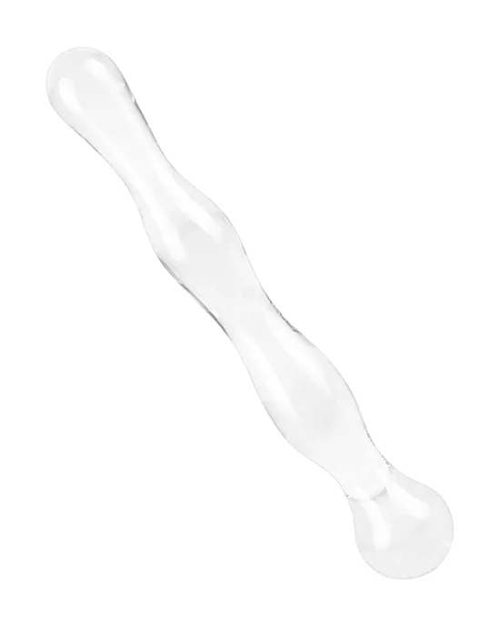 Lucent Clear Glass Massager