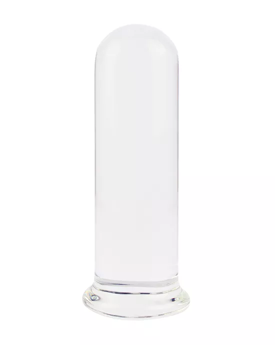Lucent XXXL Cylinder Glass Dildo