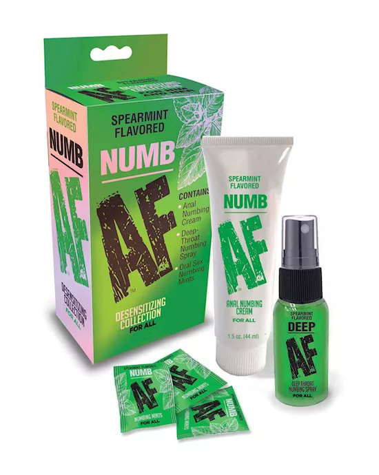 Numb Af Kit Gel Spray And Mints