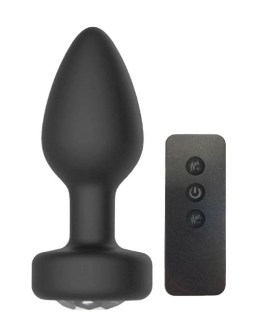 Dizzy Diamond Remote Controlled Vibrating Butt Plug