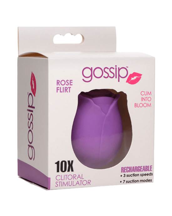 Gossip Rose 10x Silicone Clit Suction Stimulator