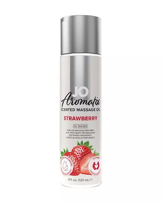 Jo Aromatix - Strawberry - Massage 4 Floz / 120 Ml