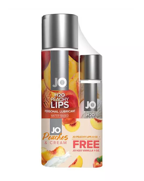 JO Peaches and Cream JO Peachy Lips and JO H2O Vanilla Set