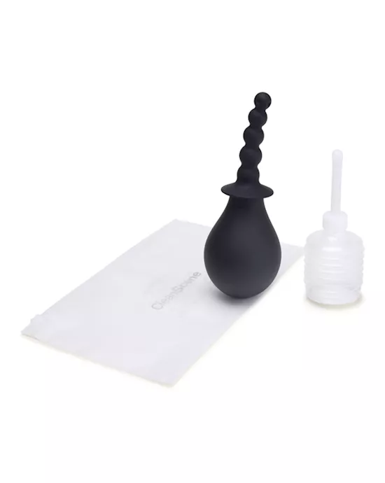 CleanScene  250ml Soft Squeeze Beaded Anal Douche with Faired Base