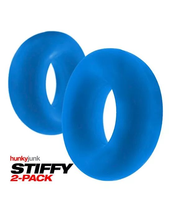 STIFFY 2-pack bulge cockrings TEAL ICE