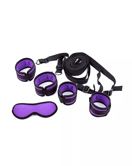 Kinki Bed Restraint Set With Mask