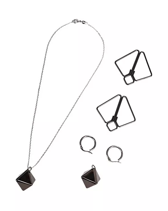 LOCKINK Nipple Clamps with Heavy Pendant