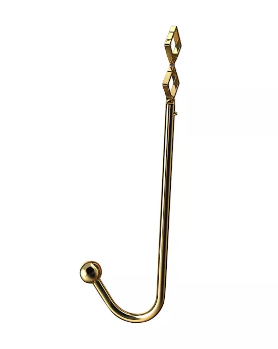 LOCKINK Adjustable Golden Anal Hook Plug