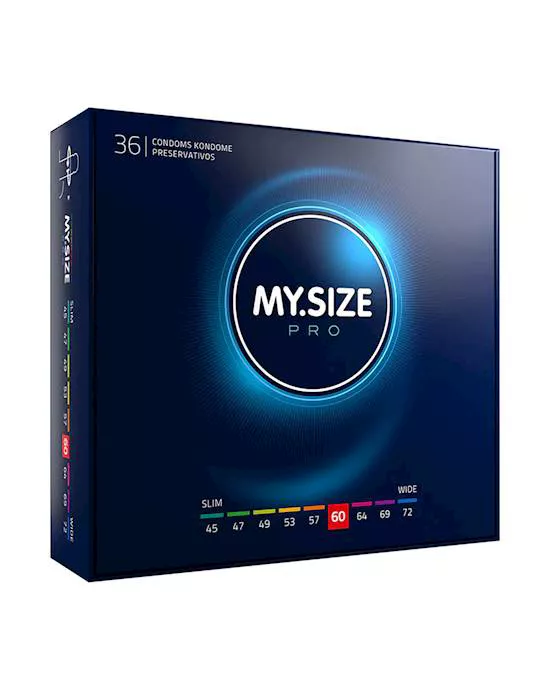MySize Pro 60mm Condoms 36 Pack