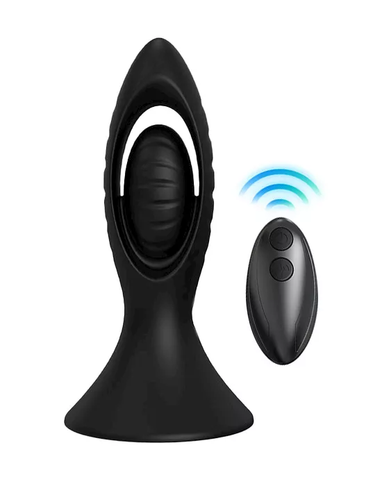 Amore Horny Hollow Remote Controlled Vibrating Butt Plug