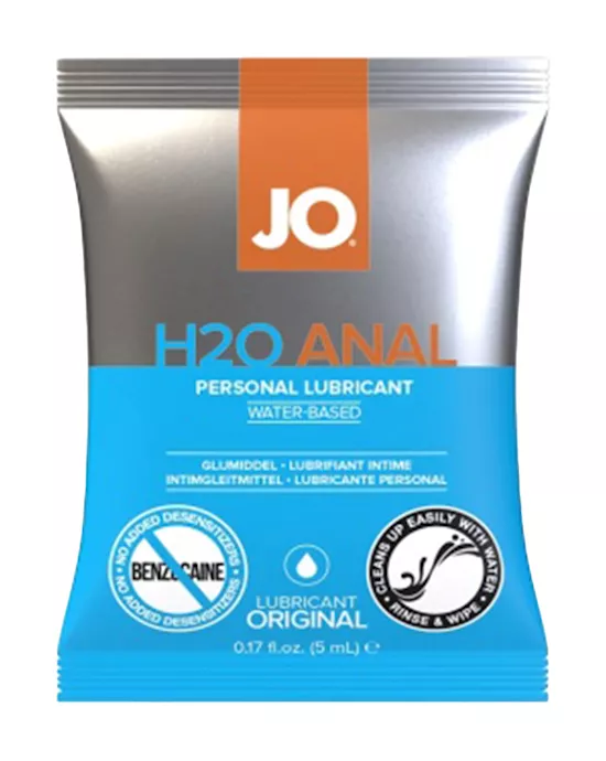 H2O Anal Waterbased Lubricant 5ml