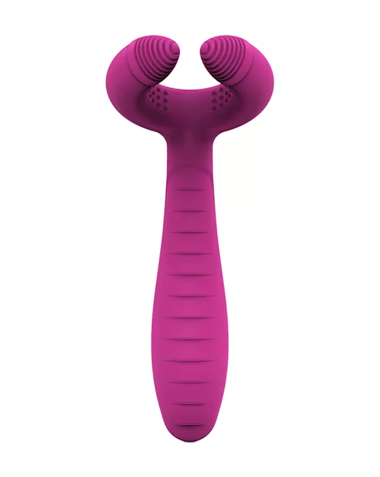 All Mine Textured Couples Vibrator