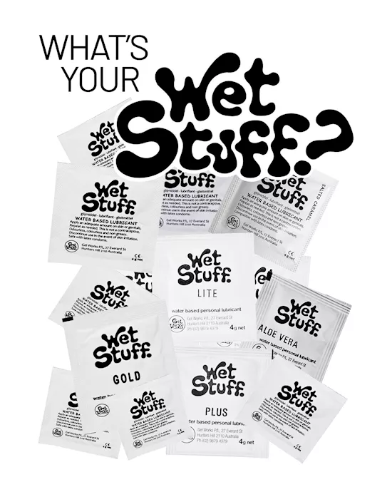 Wet Stuff Lube Tester 12 Pack