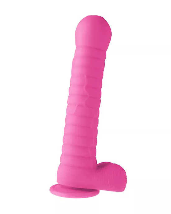 Wild Uncut Ribbed Dildo