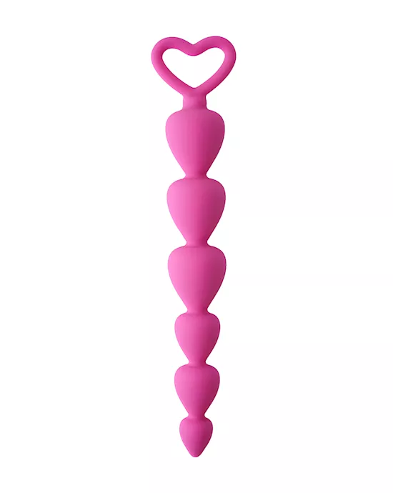 Silken Hearts Anal Beads