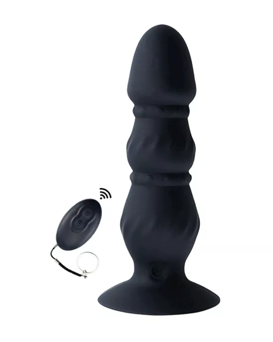 Remote Controlled Bumpy Butt Plug Vibe