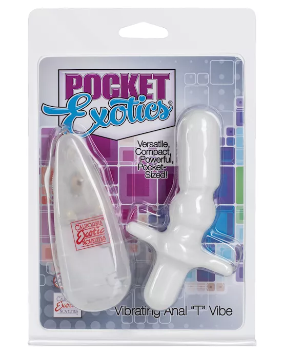 Pocket Exotics Anal T Vibe - Ivory