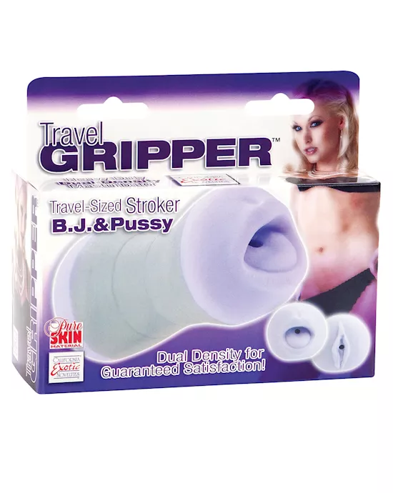 Travel Gripper BJ & Pussy - Purple