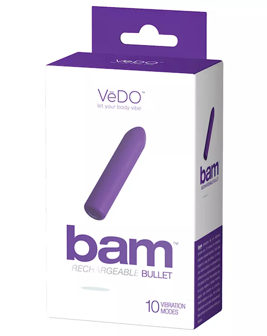 Vedo Bam Rechargeable Bullet - Into You Indigo
