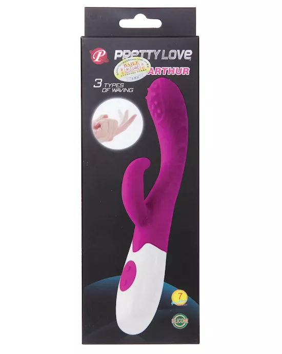 Pretty Love Arthur Come Hither Rabbit - Fuchsia