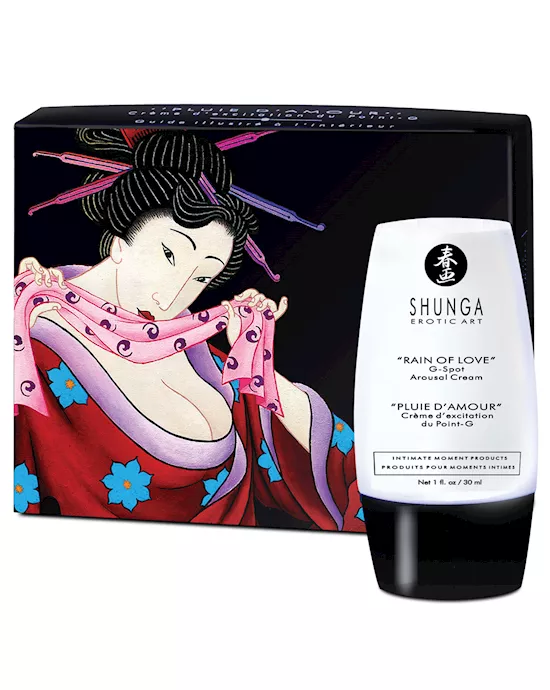 Shunga Rain Of Love G Spot Arousal Cream - 1 Oz