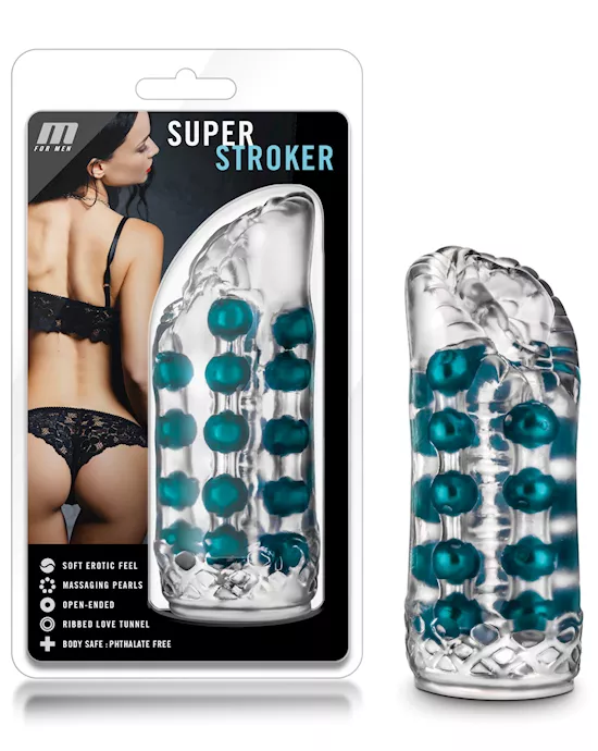 Blush M For Men Super Stroker - Clear