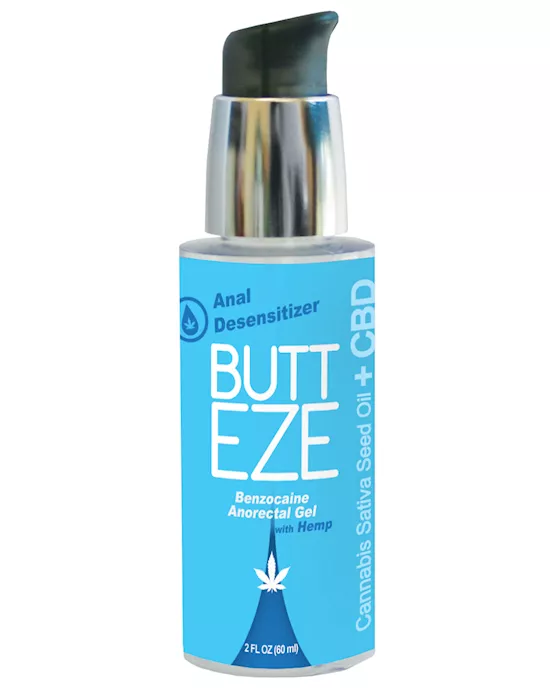 Butt Eze Desensitizing Lubricant w/Hemp Seed Oil - 2 oz