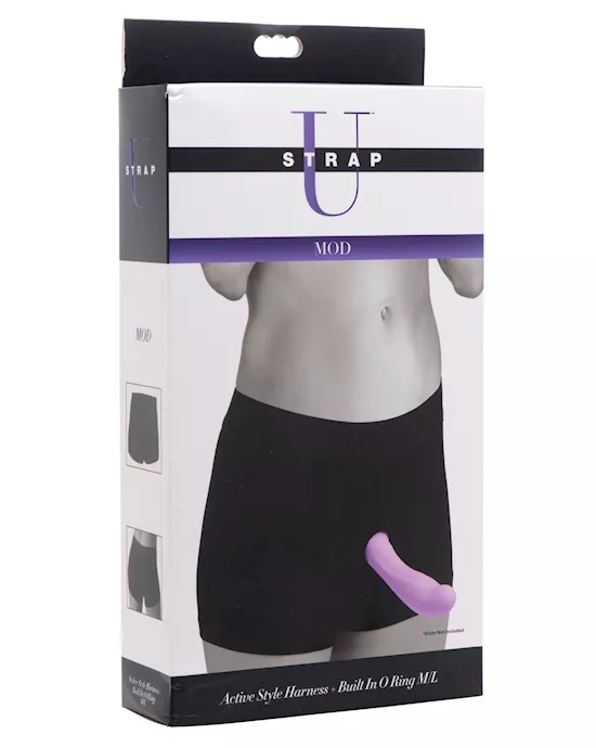 Strap U Mod Strap On Style Harness w/Built in O Ring - M/L