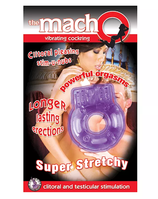The MachO Vibrating Cockring - Purple