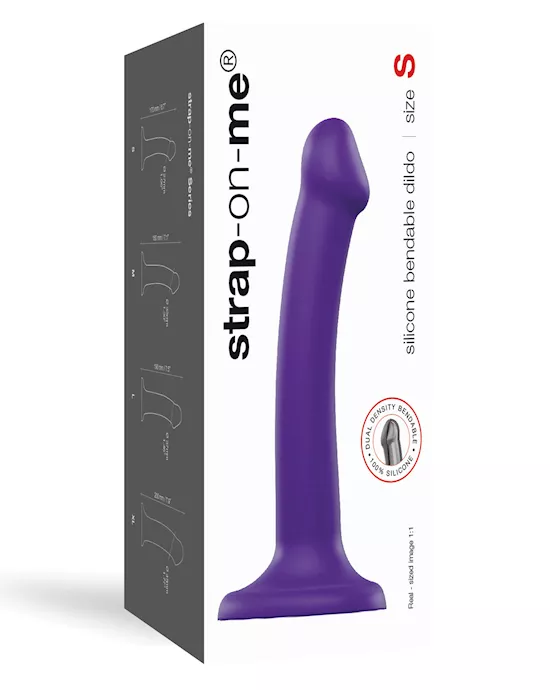Strap On Me Silicone Bendable Dildo Small - Purple