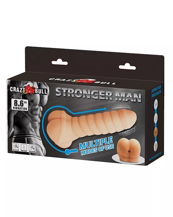 Crazy Bull Stronger Man Stroker - Flesh