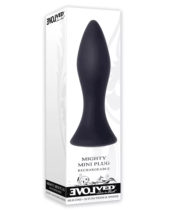 Evolved Mini Butt Plug - Black
