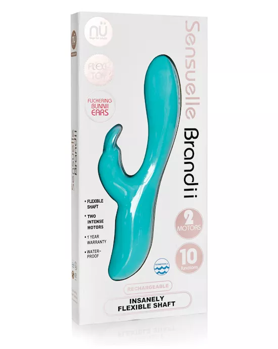 Nu Sensuelle Brandii Bendable Rabbit - Teal