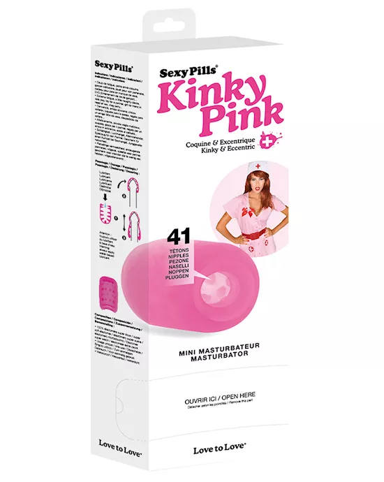 Love to Love Sexy Pills Mini Masturbator - Pink Box of 6