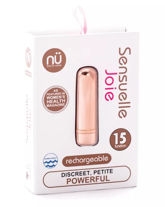 Nu Sensuelle Joie Bullet In Gift Box - 15 Function Rose Gold
