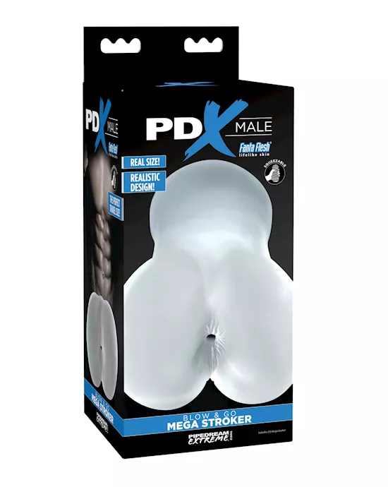 PDX Male Blow & Go Mega Stroker - Frosted