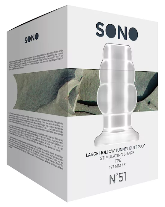 Shots Sono Butt Plug - Large Clear