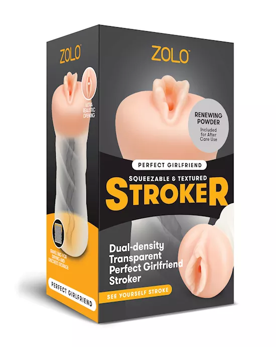 ZOLO Perfect Girlfriend Dual Density Transparent Stroker