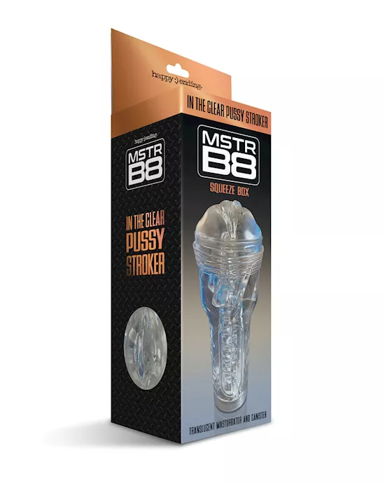 Mstr B8 In The Clear Pussy Stroker - Clear