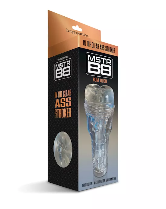 MSTR B8 In the Clear Anal Stroker - Clear