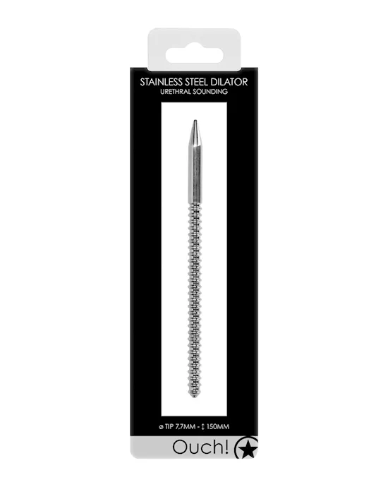 Shots Ouch Urethral Sounding Ribbed Dilator