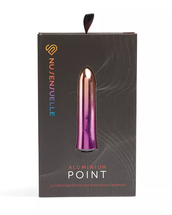 Nu Sensuelle Aluminium Point Rechargeable Bullet - Multicolor